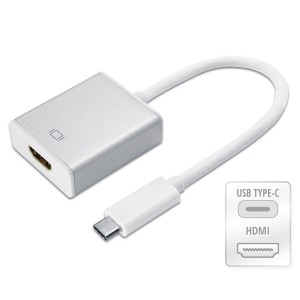 Convertor USB-C (USB3.1) tata la HDMI A mama, adaptor USB TYPE-C la HDMI