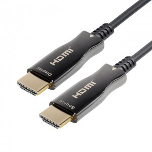 Cablu HDMI Activ Optic 10M, AOC 4K@60Hz cu fibra optica 2.0 de mare viteza, placat cu aur