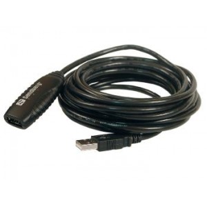 Prelungitor cablu USB2.0 AA, lungime 5m, activ, cu amplificare, Sandberg 133-28