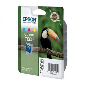 Cartus Epson T009 color, original pentru imprimante Epson Stylus Photo 900, 1270, 1290, 1290S