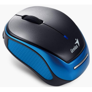 MOUSE Genius, „Micro Traveler 9000R”, PC sau NB, wireless, 2.4GHz, infrarosu, 1200 dpi, butoane/scroll 3/1, , albastru