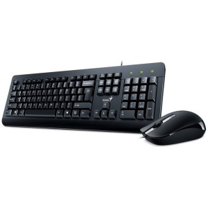KIT GENIUS tastatura 104 taste (concave) + mouse optic 1000dpi, 3 butoane, black, USB, „Genius KM-160” „31330001413”