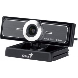 CAMERA WEB GENIUS  WideCam F100, Full-HD 1080p, rez.video 1920×1080, microfon stereo, black
