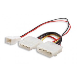 Cablu adaptor venitlator 3 pini - 4 pin molex, Manhattan