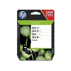 Pachet 4 cartuse HP 364 C,M,Y, BK, originale, COLOR + NEGRU , Bundle HP 364 Black/Cyan/Magenta/Yellow