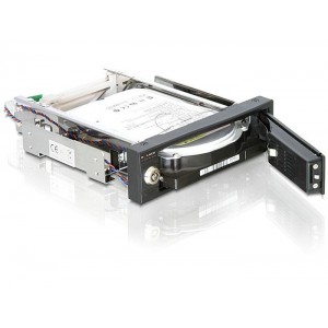 RACK MOBIL montare HARD DISK 3.5" SATA in 5.25", cu cheie siguranta, Delock