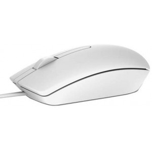 MOUSE DELL MS116 alb, cu fir, optic, USB, 1000 dpi, 3/1 butoane