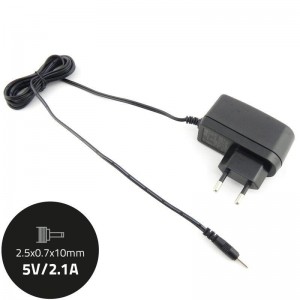 Alimentator pentru tableta 5V 2.1A, mufa 2.5*0.7, Qoltec