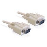 Cablu serial RS232 tata - RS232 tata, lungime 2 metri (DB9-DB9), Delock 82981