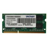 Memorie laptop 2GB DDR3 PC10600 1333MHz CL9 Patriot PSD32G133381S, SODIMM