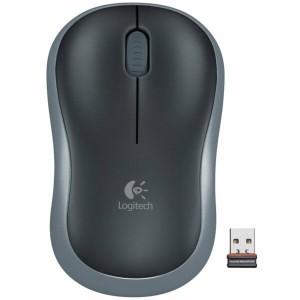 MOUSE LOGITECH, „M185”, wireless, 2.4GHz, optic, 1000 dpi, butoane/scroll 3/1, , negru