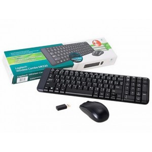 Kit Wireless Tastatura si Mouse Logitech "MK220" Wireless Desktop Kit, Compact design, Whisper-quiet keys, 2.4GHz Wireless, M150 Mouse, USB 2.0, Black "920-003168"