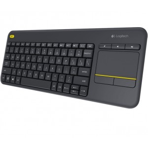 TASTATURA wireless cu touchpad, black, LOGITECH „K400 Plus” „920-007145”