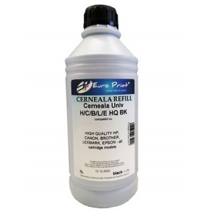 Cerneala HP 1000ml (1 litru), H300A/D NEGRU - Cerneala HP black, universala 