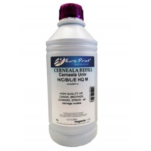 Cerneala HP universala 1000 ml (1 litru), H300A/D - Cerneala HP black, 1000 ml, MAGENTA