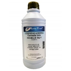 Cerneala HP universala 1000 ml (1 litru), H300A/D - Cerneala HP 1000 ml, H300A/D - YELLOW