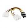 Cablu alimentare placa video 6 PINI BTX, din 2 x MOLEX