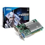 Placa video AGP MSI GeForce FX5500, 256MB DDR3 (128 Bit), DVI, D-Sub, cod: FX5500-D256H