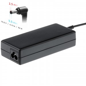 Incarcator laptop compatibil Asus 19V 4.74A - 5.5mm-2.5mm Right Angle