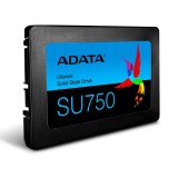 SSD 256GB, 2.5 inch, S-ATA 3, 3D TLC Nand, R/W: 550/520 MB/s, ADATA Ultimate SU750 „ASU750SS-256GT-C”