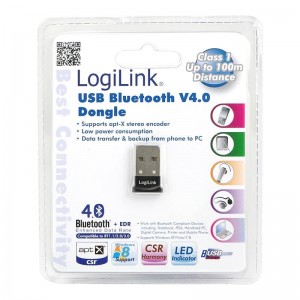 Adaptor USB 2.0 Bluetooth 4.0 Micro LOGILINK BT0037