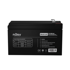 Baterie UPS | 12 V | 7 A | Borne F2 | 26 W | 151 x 65 x 95 mm, nJOY GPL07122F | Long Life