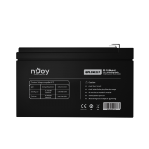 Acumulator UPS 12V 9A  Njoy GPL09122F Long Life 12V 9A | Borne F2 | 30 W | 151 x 65 x94mm