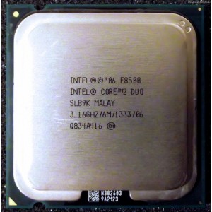Procesor Intel® Core™2 Duo E8500 6M Cache, 3.16 GHz, 1333 MHz FSB, socket 775, tray - fara cooler