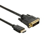 Cablu DVI-D (24+1) la HDMI (19) M / M 1.8m, retail 