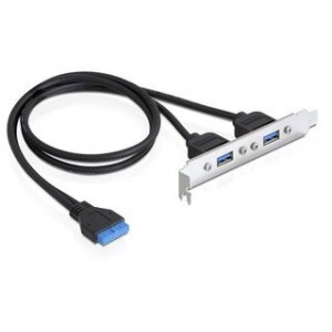 Slot Bracket USB 3.0 x2, Delock