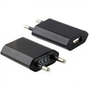Incarcator USB subtire 5V 1A negru, Manhattan