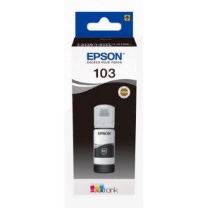  Epson 103 black - FLACON cerneala neagra EcoTank Epson | ink flacon | 65 ml | L3150 L3111 L3110 L3270 L5190 (C13T00S14A)