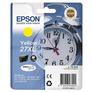 CARTUS cerneala Epson 27 XL BLACK, Original, Inkjet, Epson WorkForce WF 3620 3640 7110 7610 7620