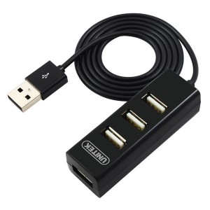 Hub 4x USB 2.0. mini, negru, Y-2146, UNITEK