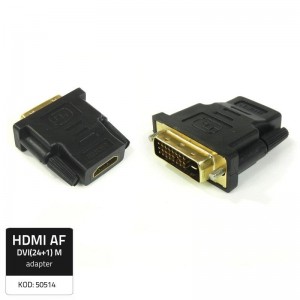Adapter HDMI Female/ DVI (24+1) Male, Qoltec, 50514