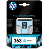 Cartus HP 363, Original, Light Cyan, 370 pagini