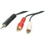 Cablu jack 3,5mm la 2RCA 10m
