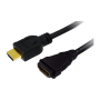 Cablu HDMI-HDMI,1.4,tata/mama, aurit, lung de 2 m, LOGILINK