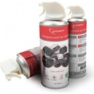 SPRAY curatare cu AER COMPRIMAT, GEMBIRD, 400 ml, „CK-CAD-FL400-01″/45503299