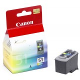 Cartus CANON CL-51, Original, Color, 21ml - 275 pagini Cartus CANON CL-51, Original, Color, 21ml - 275 pagini
