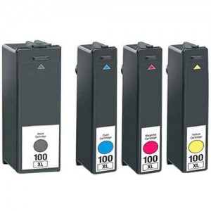Cartus LEXMARK 100XL BK, compatibil, Black, Inkjet
