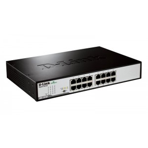 Switch 16 porturi 10/100/1000Mbps Gigabit Ethernet  D-Link DGS-1016D