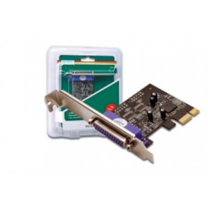 ADAPTOR PORT PARALEL LPT1 1-port 1xDB25 la slot PCI-express 4x, DIGITUS Add-On card Parallel + Bracket