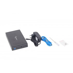 Carcasa externa aluminiu pt hard disk computer 3.5'' cu conectare la USB 3.0, GEMBIRD