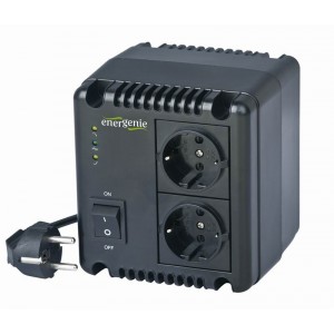 Stabilizator de tensiune AVR 500VA, 2 x Schuko socket, GEMBIRD "EG-AVR-0501"