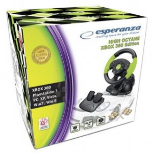 Volan ESPERANZA Stering Wheel universal PC PS3 XBOX EG104 HIGH OCTANE XBOX 360 