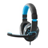 Casti stereo gaming, microfon, fir textil, on-ear, Esperanza Crow