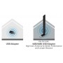 Edimax AC600 Dual Band 802.11ac USB adapter, 2,4GHz+5GHz, 4/6dBi antenna craddle