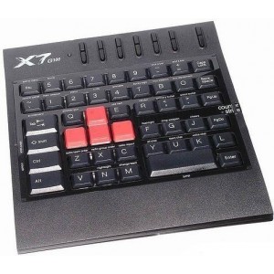 TASTATURA gaming mini A4TECH G100 serie X7, cu fir, 48 taste, USB, negru
