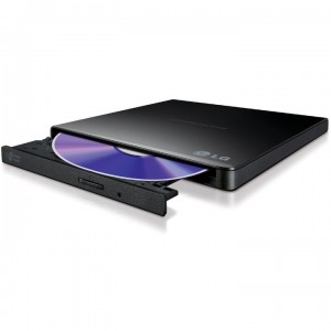 DVD-RW extern, usb, subtire, LG, negru